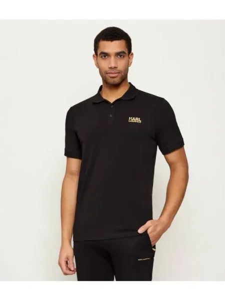 Karl Lagerfeld Polo | negru