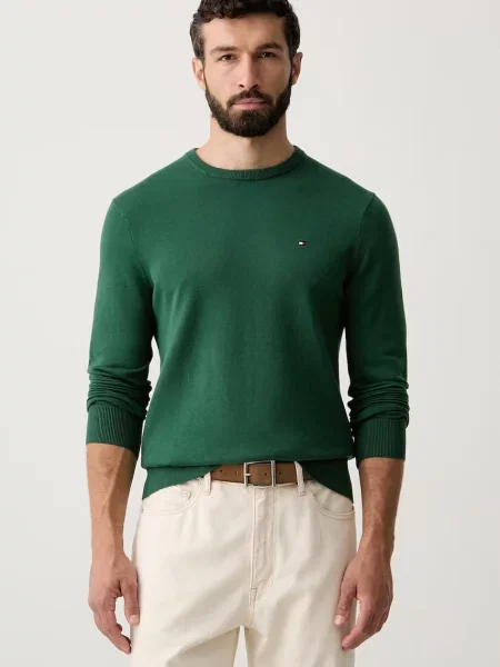 Tommy Hilfiger pulover pentru bărbați din verde