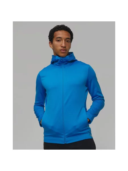 Mikina Peak Performance Rider Tech Hood brilliant blue modrá
