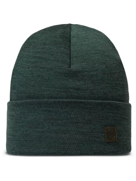 BUFF MERINO HEAVYWEIGHT BEANIE SOLID FOREST one size zielona