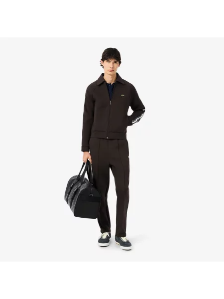 Lacoste Spodnie Dresowe Made In France brązowy