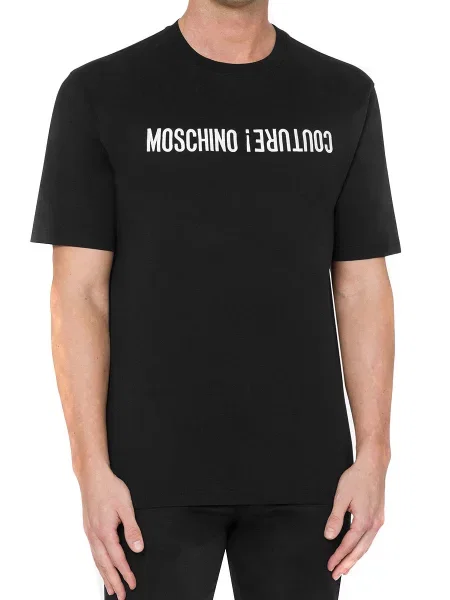 Majica Moschino s potiskom črna