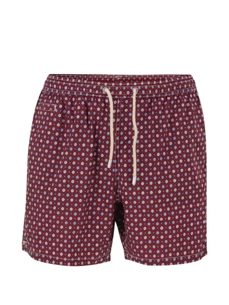 Slip de baie Mc2 Saint Barth cu imagine cu cordon roșu