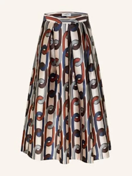 Lunatica Milano Plisowana Spódnica grau