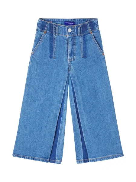 Gyerek széles szárú farmer Scotch & Soda kék