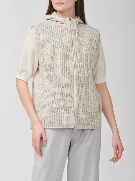 Жилет Panicale Cashmere бежевий