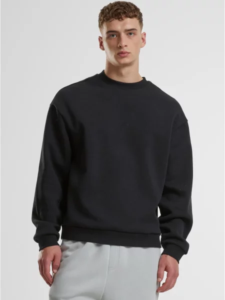 Pulover Urban Classics s kapuco črna