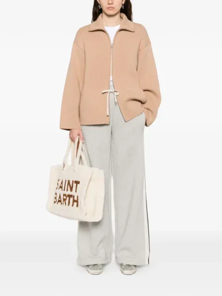 Pantaloni Palm Angels cu dungi gri
