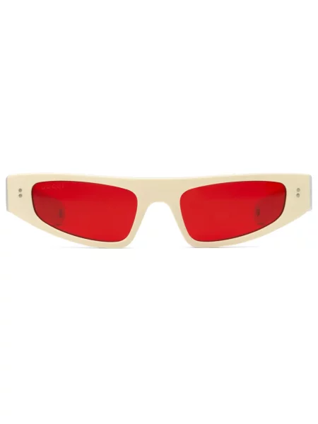 Ochelari de soare Gucci Eyewear cu imagine alb