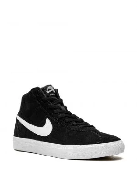 Běžecké fleecové tenisky Nike NikeCourt s potiskem hnědé