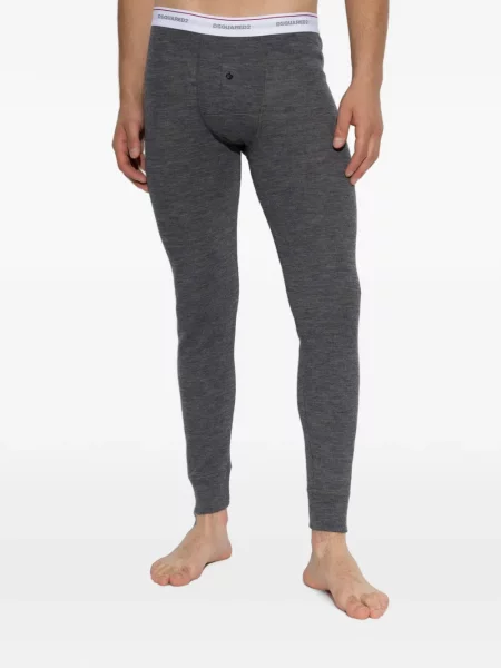 Pijamale Dsquared2 cu autograf gri