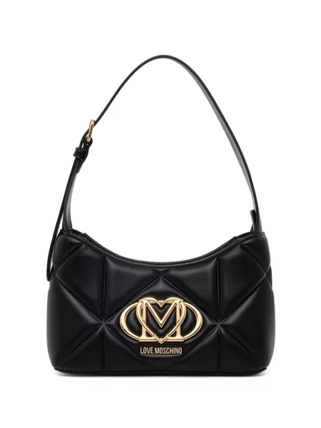 Steppelt shopper táska Love Moschino autogrammal fekete