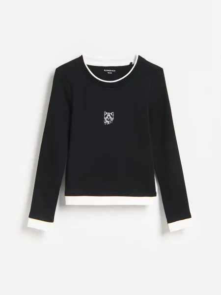 Футболка Reserved черная
