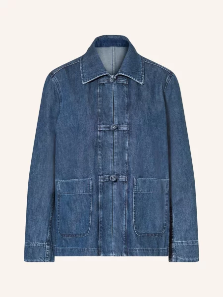 Arket Džínová Bunda denim blue modrá
