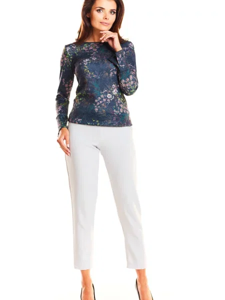 Bluzka Awama niebieska