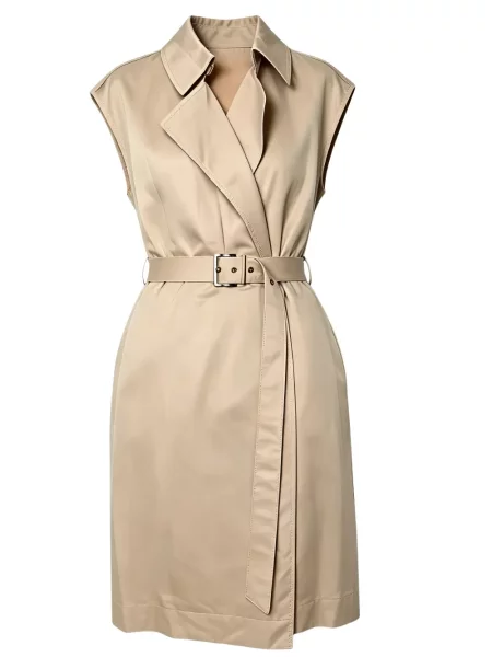 Cu centură rochie mini Brunello Cucinelli fără mâneci