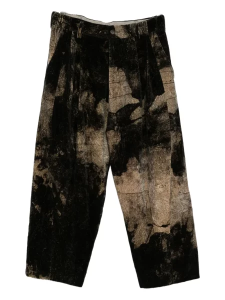 Pantaloni Ziggy Chen cu imagine negru