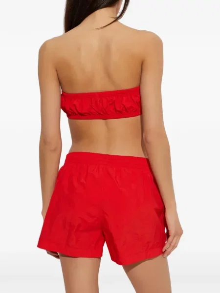 Pantaloni scurți Mm6 Maison Margiela cu cordon roșu