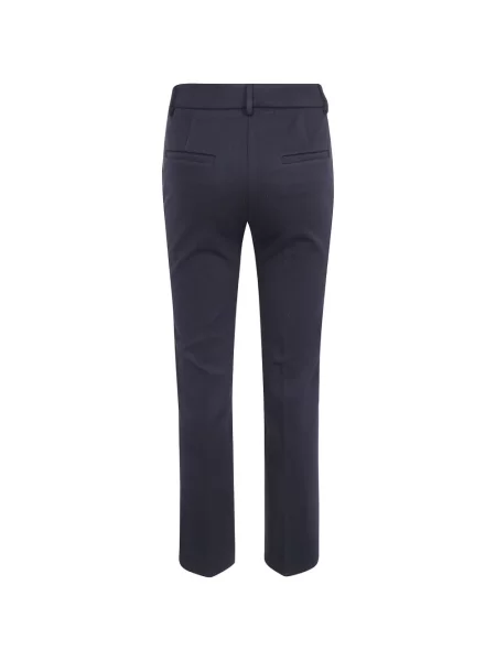 Pantaloni Via Masini 80 cu model herringbone negru