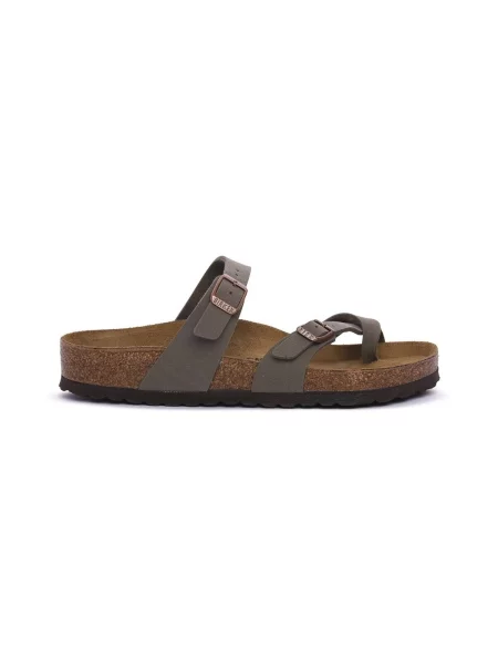 Pantofle Birkenstock s kamínky šedé