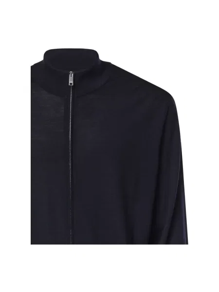 Kardigan Zegna wełniany niebieski