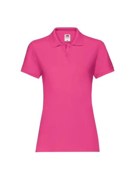 Koszulka Polo Premium Plain różowa