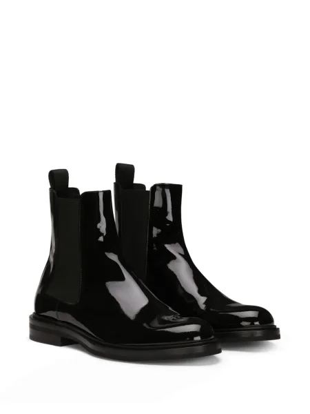 Botine chelsea Dolce & Gabbana din piele negru