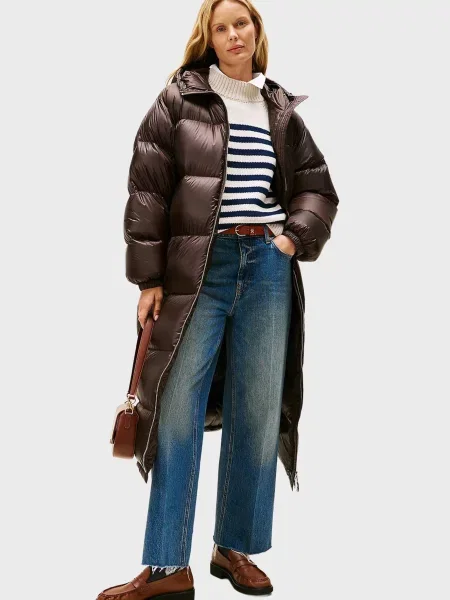 Пуховик Tommy Hilfiger коричневий