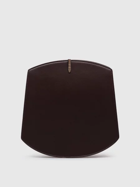 Шкіряна сумка-седл Florence Savette коричнева