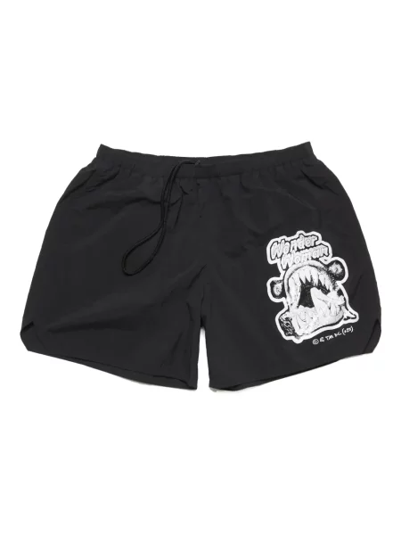 Slip de baie Acne Studios cu imagine negru