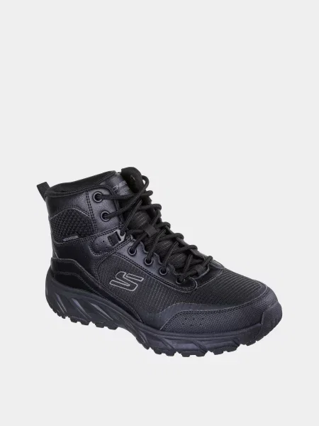 Кожаные ботинки Skechers черные
