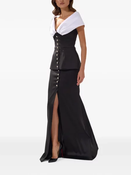 Rochie Silk Love & Lace de mătase negru