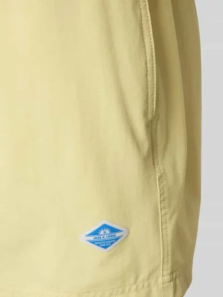 Kąpielówki Jack & Jones z logo żółte