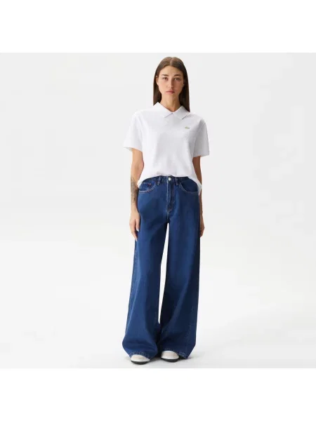 Lacoste джинси Relaxed Fit сині