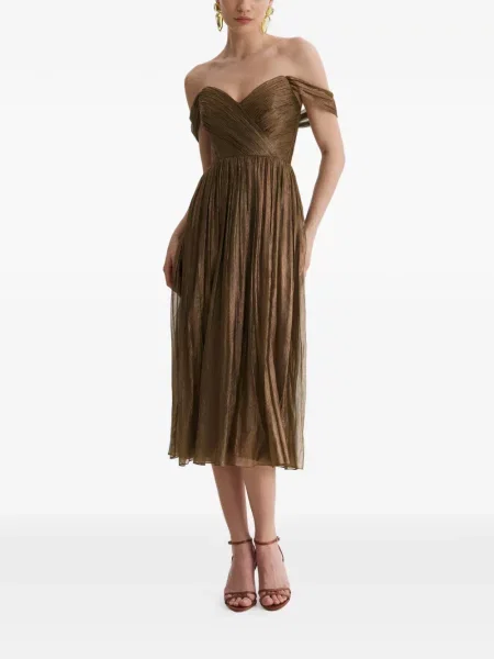 Rochie midi Framboise maro