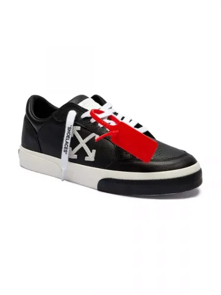 OFF-WHITE De piele sneakers NEW LOW VULCANIZED alb