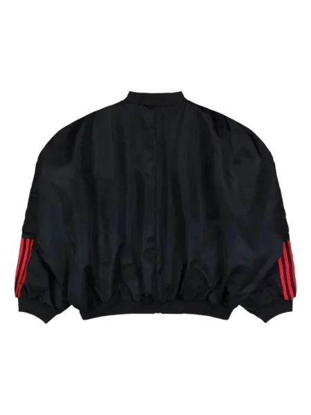 Geacă bomber Willy Chavarria din satin negru