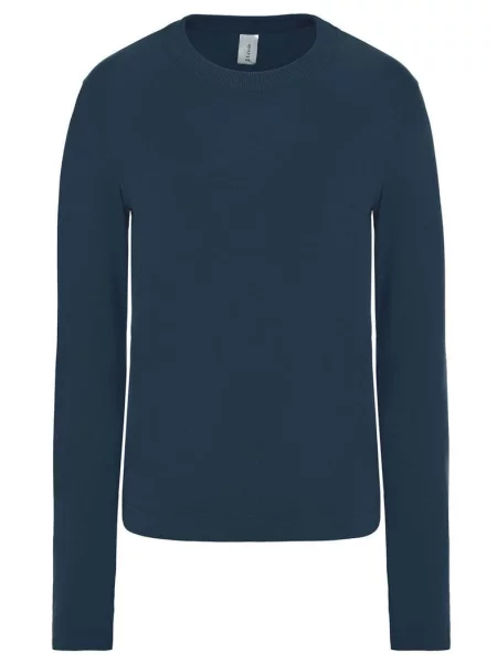 Женский однотонный джемпер синій