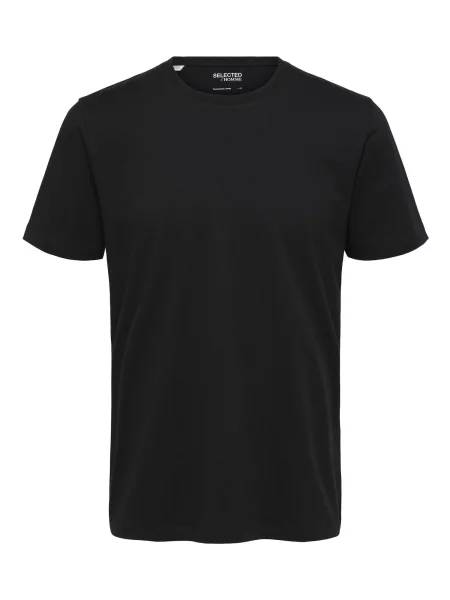 SELECTED HOMME Tricou ASPEN' negru