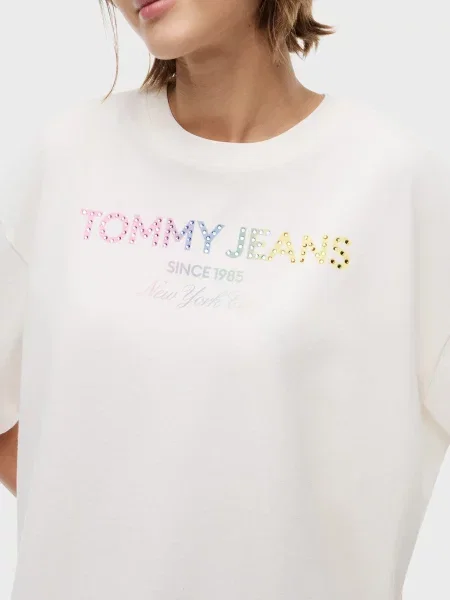 Футболка Tommy Jeans біла