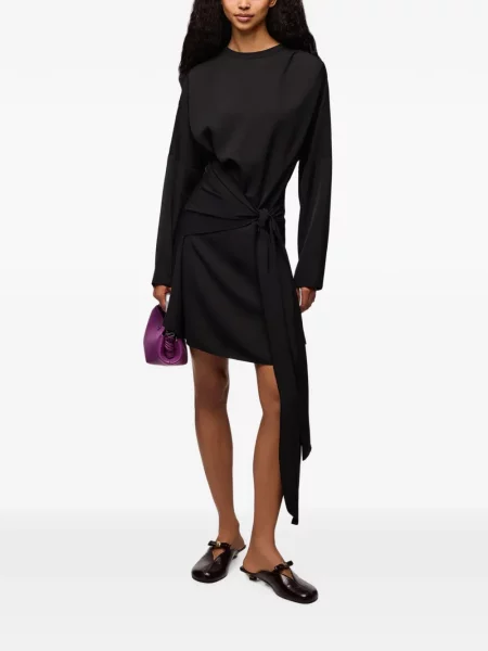Rochie Ganni din crep negru