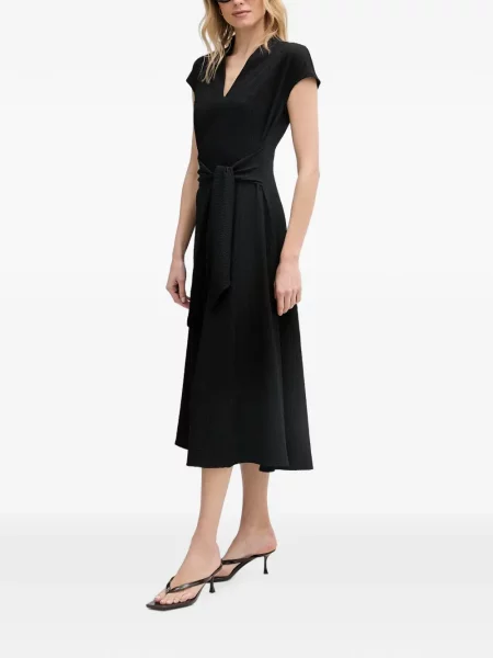 Cu centură rochie midi Joseph Ribkoff negru