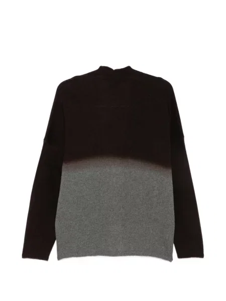 Cardigan Alysi cu decolteu în V cu gradient maro