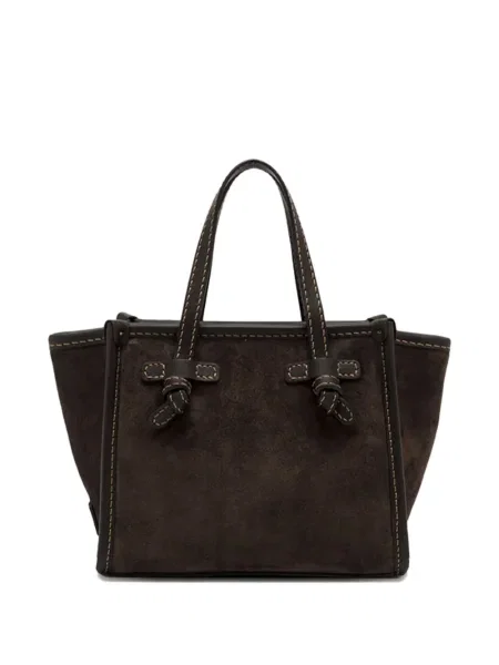 Τσάντα shopper Gianni Chiarini σουέτ καφέ
