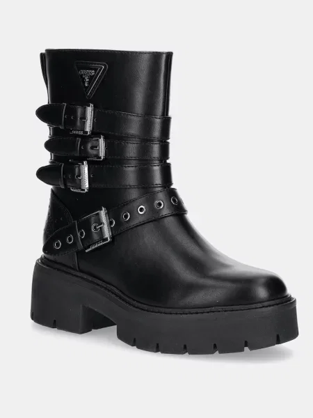 Škornji Guess črna