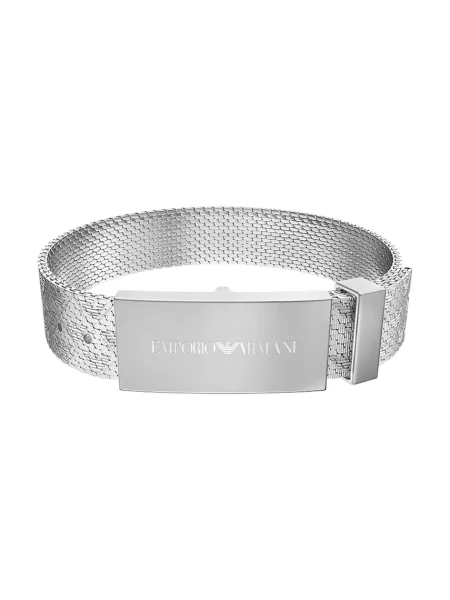 Emporio Armani bransoletka ze stali nierdzewnej Eagle Logo