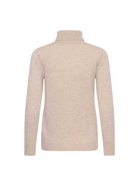 Sweter z golfem Inwear do golfa beżowy