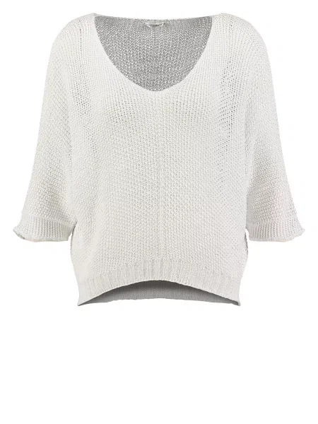 Key Largo Pulover Fresh murdar alb