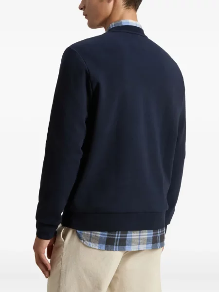 Pulover Woolrich cu decolteu rotund negru