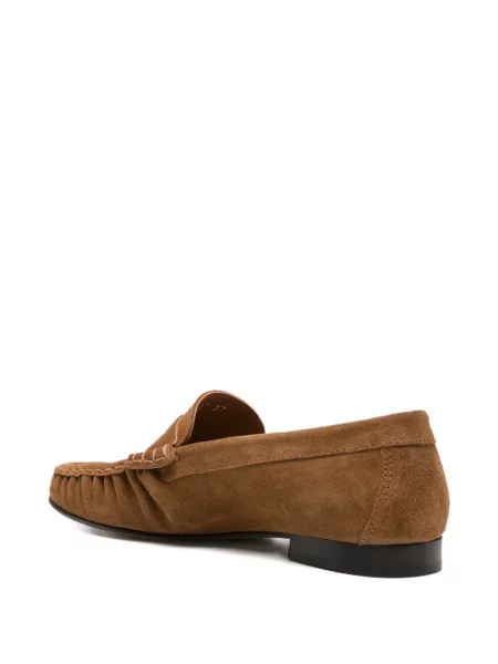 Semišové loafers Poeve hnědé